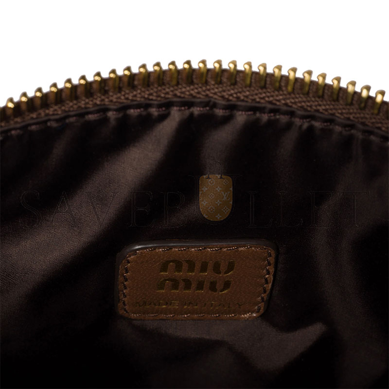 MIU MIU GABARDINE POUCH 5NE841 (18.5*14*10cm)
